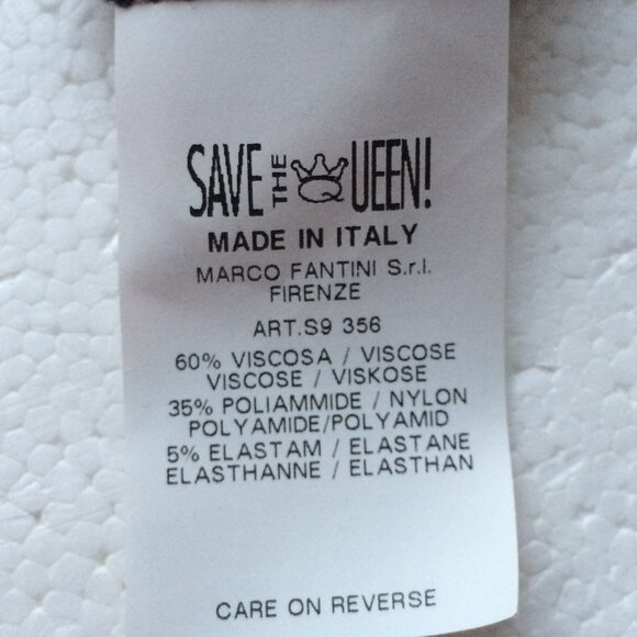 Save the Queen Womens Top T-Shirt 2XL Multicolor Pattern Heart Cap Sleeve - Picture 11 of 11